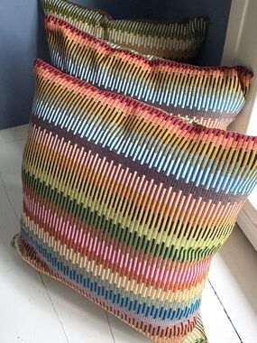 Handmade Zippered and Lined Throw Pillow Cover